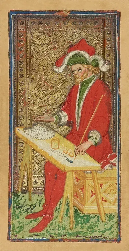 Early depiction of The Magician tarot card
