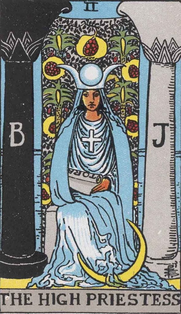 Rider-Waite High Priestess Card