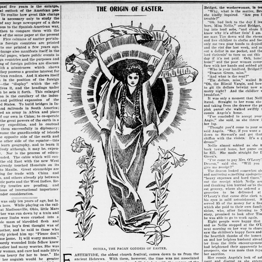Clip of Ostara story. Valentine Democrat. (Valentine, Neb.) 1900-1930, April 09, 1903, Image 6