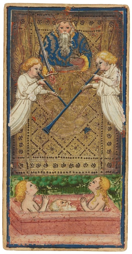 Visconti-Sforza Judgement Tarot Card
