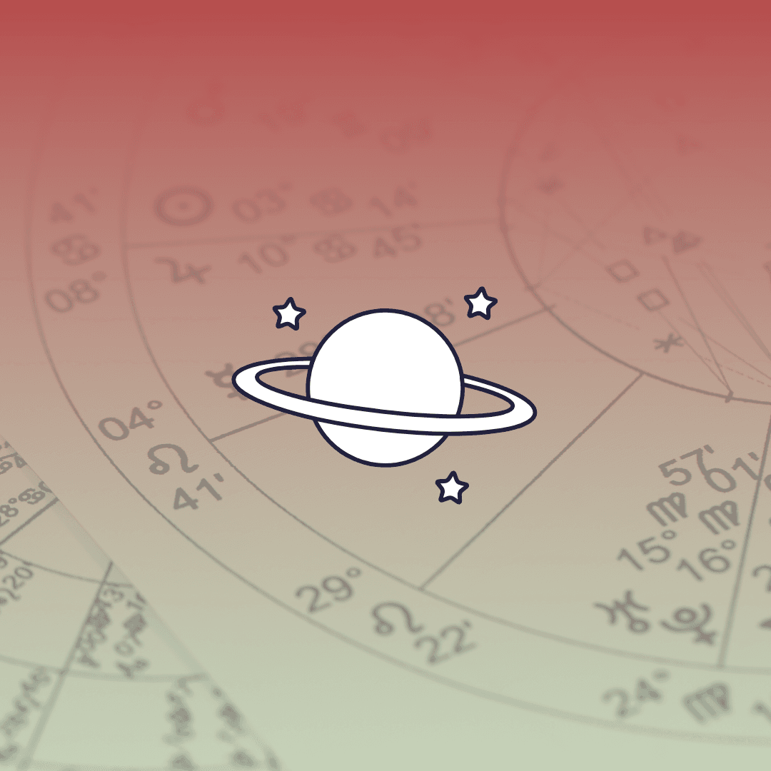 planet on zodiac background