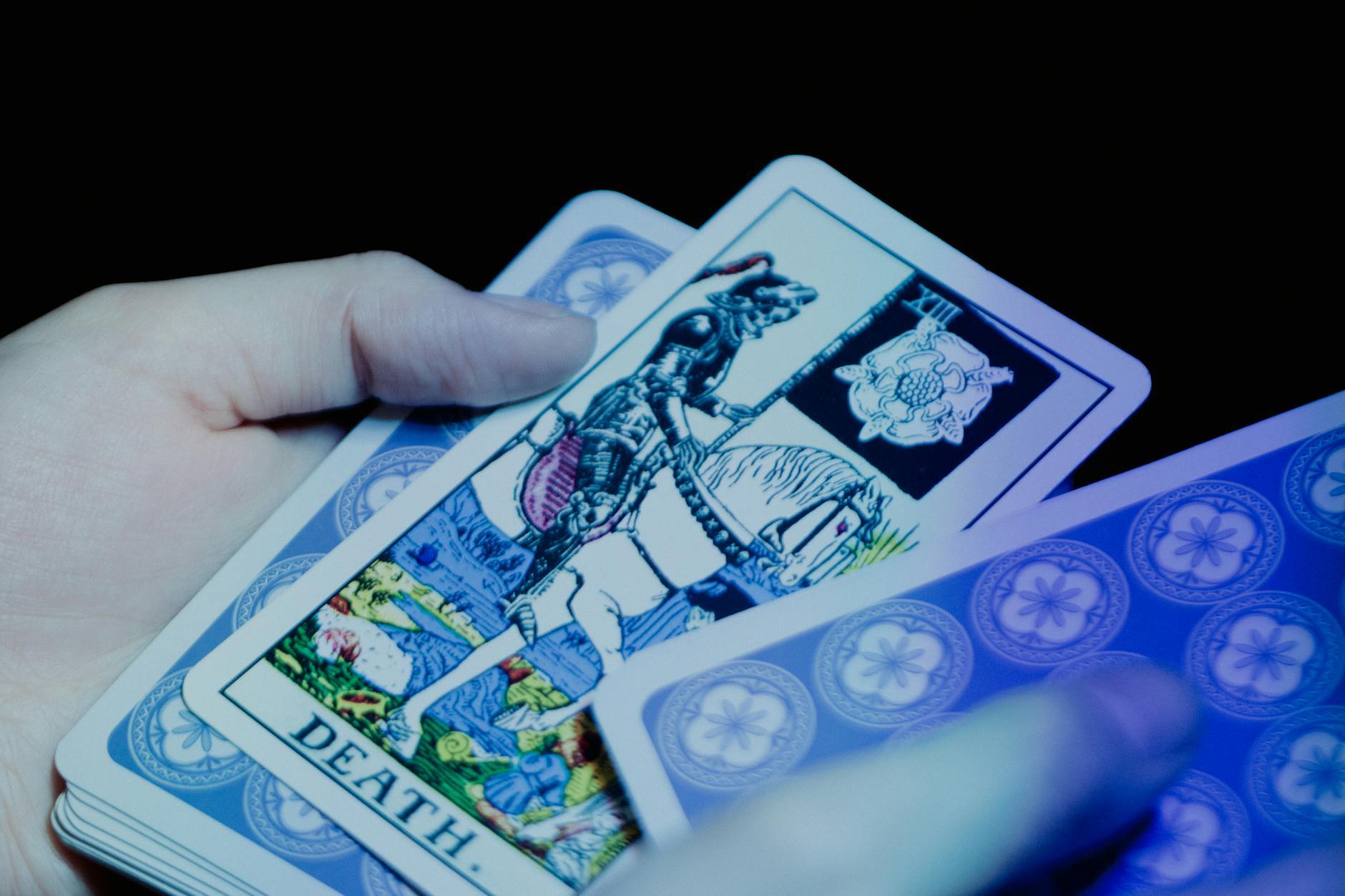 close up photo of tarot cards